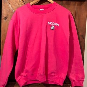 Pink UCONN sweatshirt